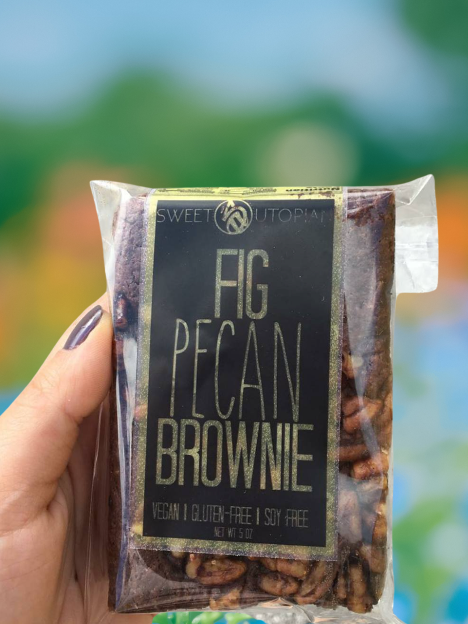 XL FIG & PECAN BROWNIE